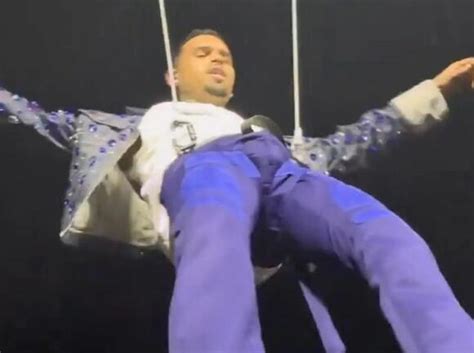 chris brown dickpic|Chris Browns bulge breaks the internet at Toronto concert as